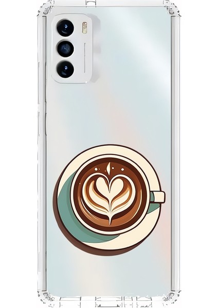 Reeder S19 Max Pro S Uyumlu Kalpli Kahve Desenli Silikon Kılıf