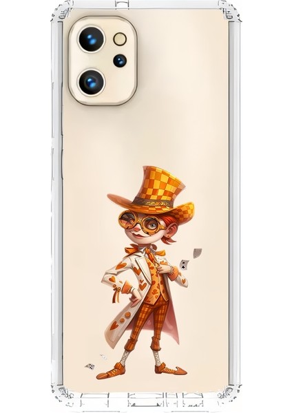 Reeder S19 Max Pro Uyumlu Şapkalı Adam Desenli Silikon Kılıf