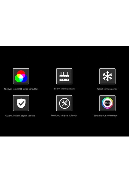 COOLMOON Ram Soğutucu Isı Emici Termal RGB'li DDR/DDR2/DDR3/DDR4/DDR5 Yüksek Performanslı