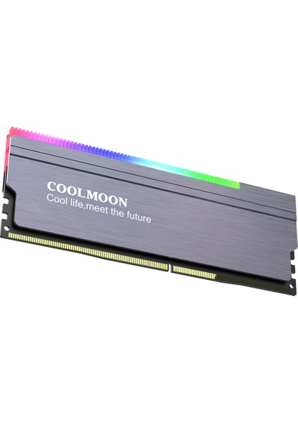 COOLMOON Ram Soğutucu Isı Emici Termal RGB'li DDR/DDR2/DDR3/DDR4/DDR5 Yüksek Performanslı