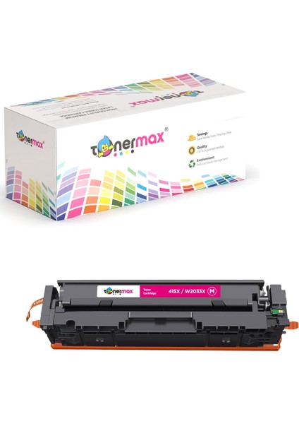 Hp 415X W2033X Muadil Toner Kırmızı - Çipli/ M455 / M480 / M454 / M478 / M479 fırsatları