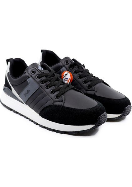 Erkek Siyah Sneaker & Spor Ayakkabı, Günlük Kullanım, Hafızalı Iç Taban Volis 23550