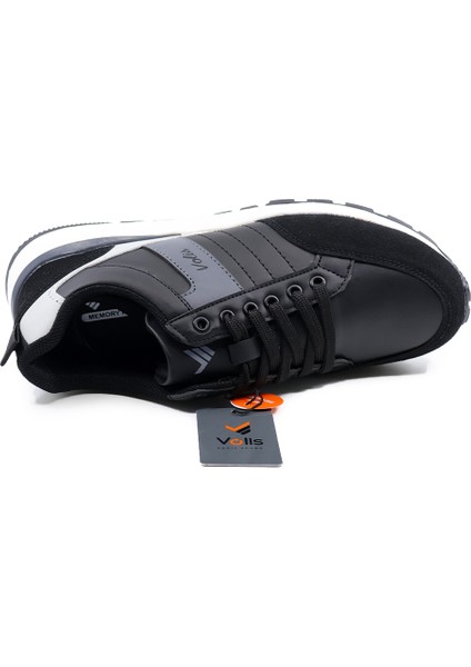 Erkek Siyah Sneaker & Spor Ayakkabı, Günlük Kullanım, Hafızalı Iç Taban Volis 23550 modelleri