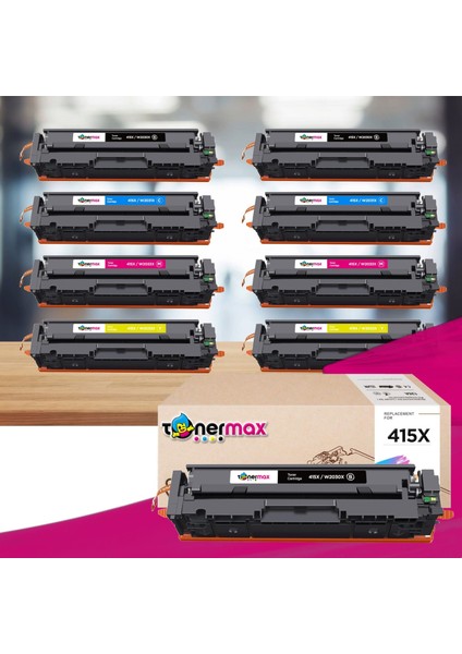 Hp 415X Muadil Toner Set 2'li Paket + 1 Siyah Hediye/ M455 / M480 / M454 / M478 / M479