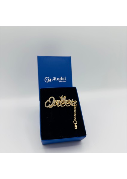 Taç Queen Kristal Taşlı Zincir Detaylı Broş indirimleri