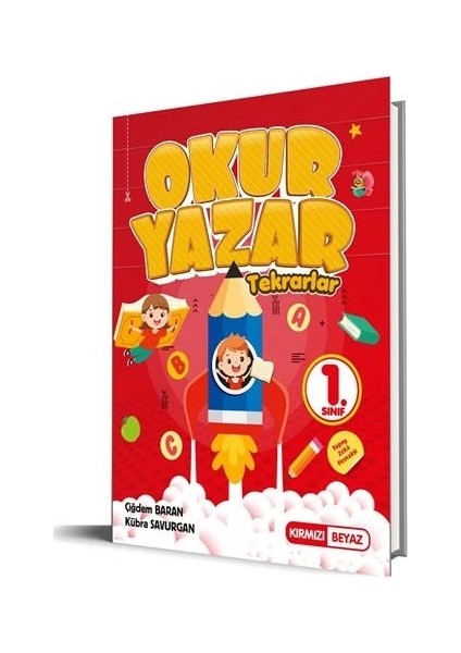 Kırmızı Beyaz Tekno 1.sınıf Okur Yazar Tekrarlar Yeni