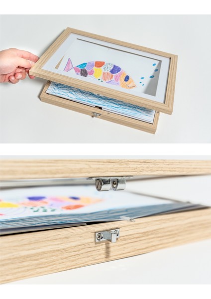 Açılır Kapaklı Çocuk Resim ve Aktivite Sergileme Çerçevesi fırsatları