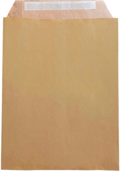 Altın Yaldız Renk Bantlı Hediye Paketi - Kağıt Hediye Poşeti - 25X30,5X8 cm - 2 Adet - HP056