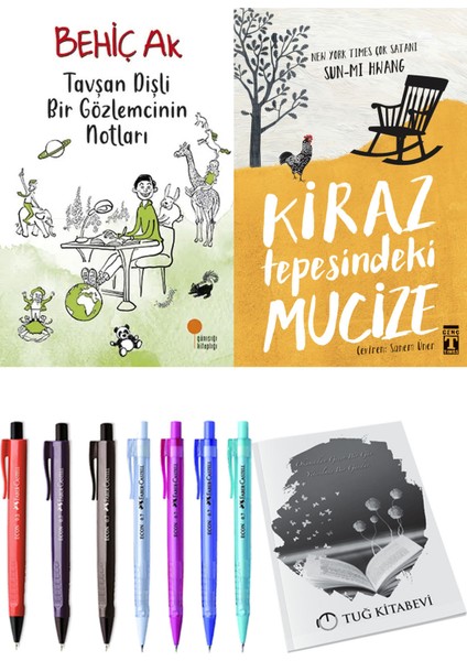 Kiraz Tepesindeki Mucize ve Tavşan Dişli Bir Gözlemcinin Notları 2'li Set - Kalem