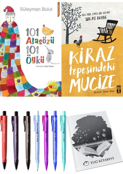 Kiraz Tepesindeki Mucize ve 101 Atasözü 101 Öykü Süleyman Bulut 2'li Set - Kalem