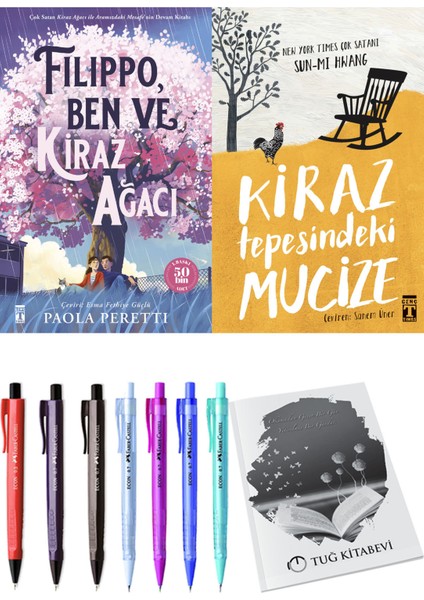 Kiraz Tepesindeki Mucize ve Filippo, Ben ve Kiraz Ağacı 2'li Set - Kalem