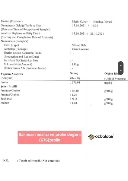 Katkısız Çiçek Balı 850 gr