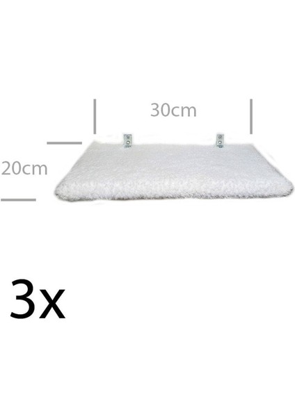 12 Parça Doğal Ahşap Peluş Kedi Oyun Merdiveni Seti Köprü Platform Oyun Duvarı (Set3)