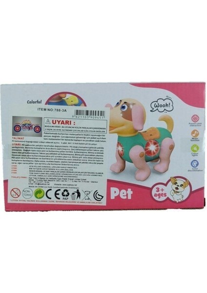 Aya Toys Sesli ve Işıklı Sevimli Evcil Hayvanlar Köpek