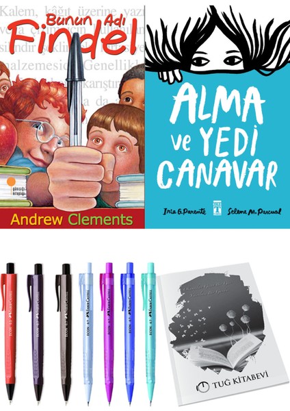 Alma ve Yedi Canavar ve Bunun Adı Findel 2'li Set - Kalem