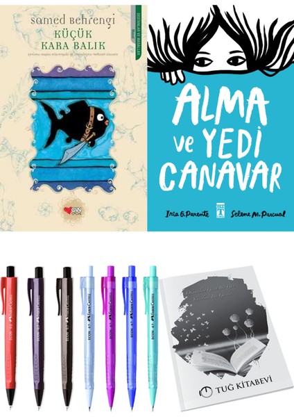 Alma ve Yedi Canavar ve Küçük Kara Balık 2'li Set - Kalem