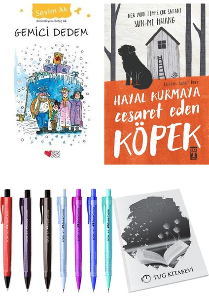 Hayal Kurmaya Cesaret Eden Köpek ve Gemici Dedem 2'li Set - Kalem