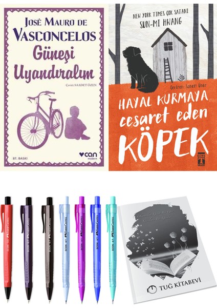 Hayal Kurmaya Cesaret Eden Köpek ve Güneşi Uyandıralım 2'li Set - Kalem