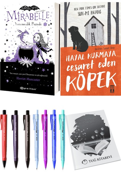 Hayal Kurmaya Cesaret Eden Köpek ve Mirabelle 1 Yaramazlık Peşinde 2'li Set - Kalem
