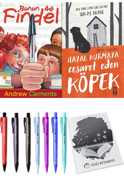 Hayal Kurmaya Cesaret Eden Köpek ve Bunun Adı Findel 2'li Set - Kalem