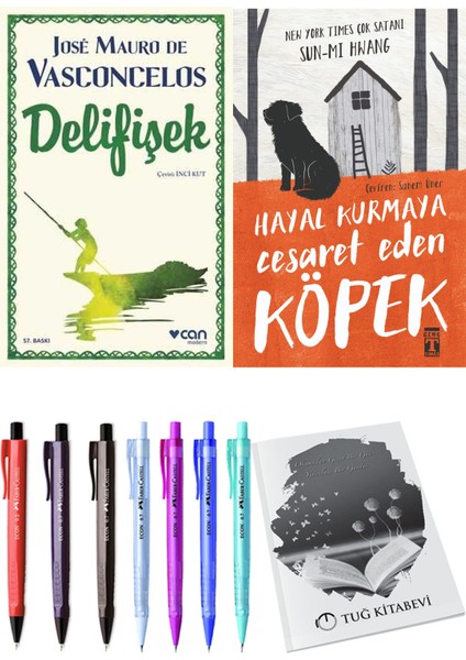 Hayal Kurmaya Cesaret Eden Köpek ve Delifişek 2'li Set - Kalem