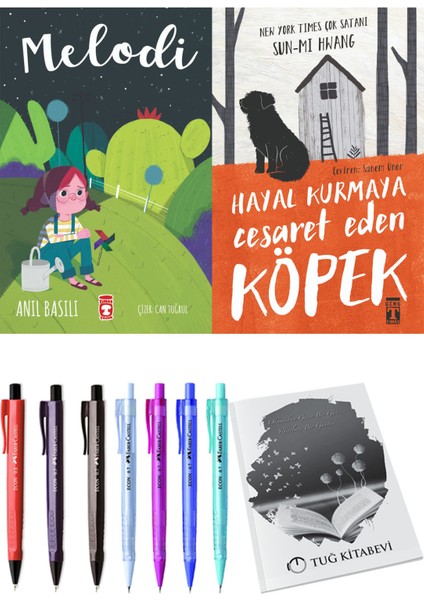 Hayal Kurmaya Cesaret Eden Köpek ve Melodi 2'li Set - Kalem