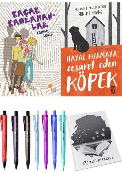 Hayal Kurmaya Cesaret Eden Köpek ve Kaçak Kahramanlar 2'li Set - Kalem