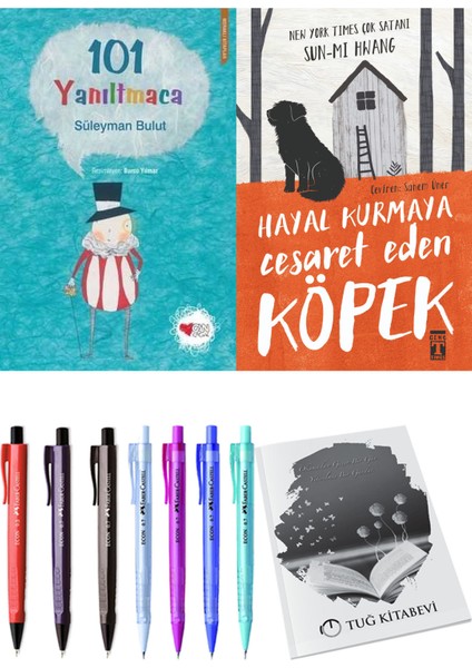 Hayal Kurmaya Cesaret Eden Köpek ve 101 Yanıltmaca 2'li Set - Kalem
