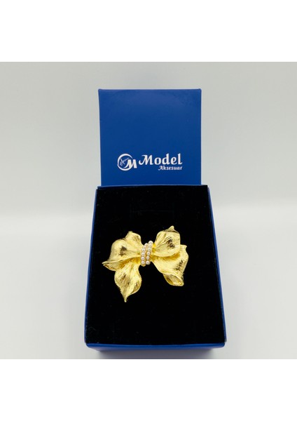 Fiyonk Inci Detaylı Mat Broş fiyatları