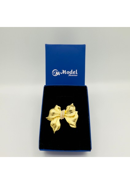 Fiyonk Inci Detaylı Mat Broş fırsatları