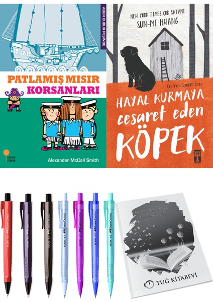Hayal Kurmaya Cesaret Eden Köpek ve Patlamış Mısır Korsanları 2'li Set - Kalem