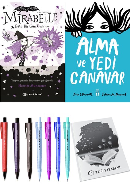 Alma ve Yedi Canavar ve Mirabelle 3 Kötü Bir Gün Geçiriyor 2'li Set - Kalem