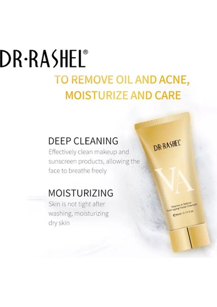 Vitamin A Retinol Yüz Temizleyici 80ml (1 Adet)(Retinol Anti-Aging)