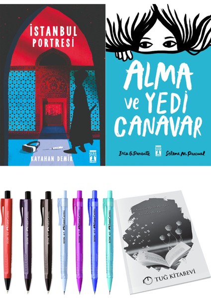 Alma ve Yedi Canavar ve İstanbul Portresi 2'li Set - Kalem