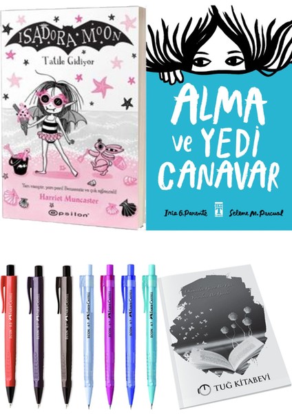 Alma ve Yedi Canavar ve Isadora Moon 11 Tatile Gidiyor 2'li Set - Kalem