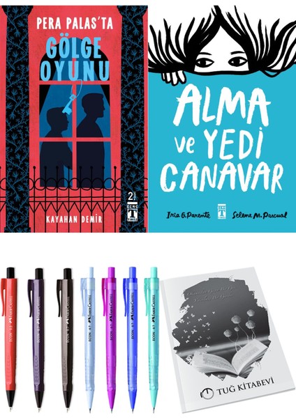 Alma ve Yedi Canavar ve Pera Palas'ta Gölge Oyunu 2'li Set - Kalem