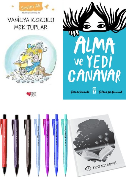 Alma ve Yedi Canavar ve Vanilya Kokulu Mektuplar 2'li Set - Kalem