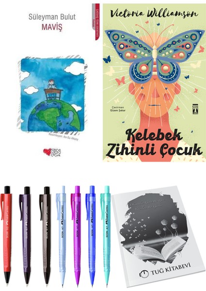 Kelebek Zihinli Çocuk ve Maviş 2'li Set - Kalem