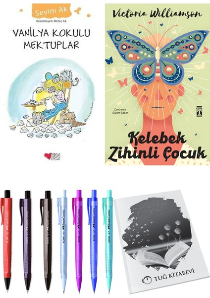Kelebek Zihinli Çocuk ve Vanilya Kokulu Mektuplar 2'li Set - Kalem