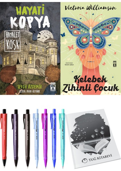 Kelebek Zihinli Çocuk ve Hayati Kopya Hayalet Köşk 2'li Set - Kalem