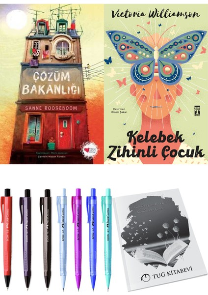 Kelebek Zihinli Çocuk ve Çözüm Bakanlığı 2'li Set - Kalem