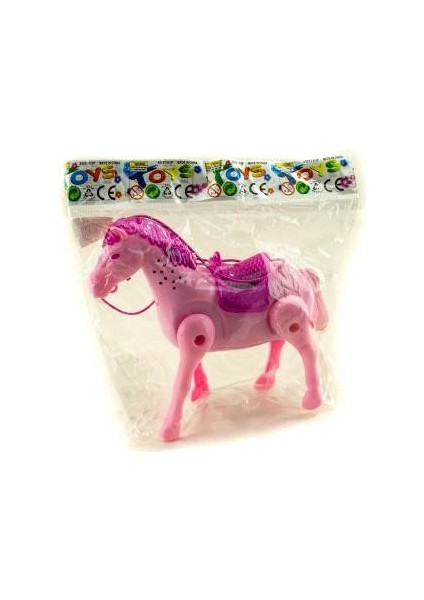 Oyuncak At Işıklı Sesli Hareketli Pembe