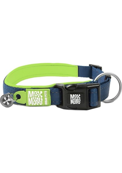 Smart Id Matrix Lime Green Boyun Tasması Large