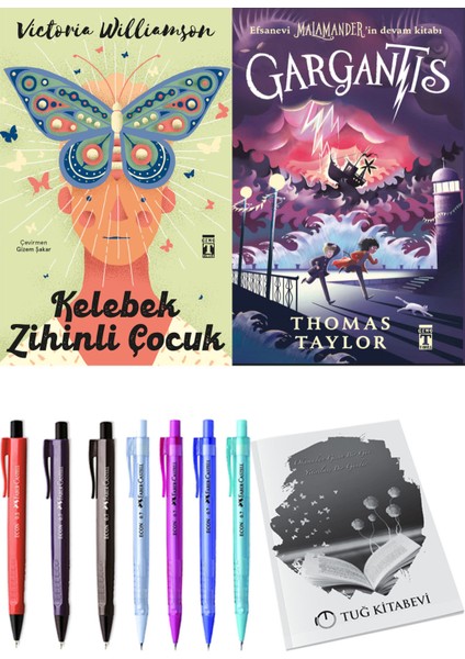 Gargantis ve Kelebek Zihinli Çocuk 2'li Set - Kalem