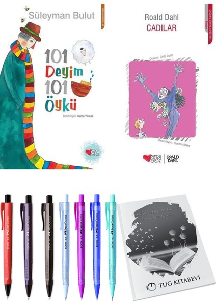 Cadılar ve 101 Deyim 101 Öykü Süleyman Bulut 2'li Set - Kalem
