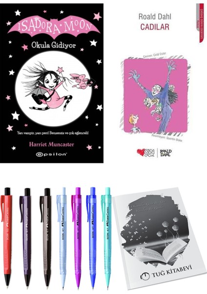 Cadılar ve Isadora Moon 1 Okula Gidiyor 2'li Set - Kalem