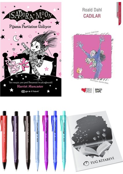 Cadılar ve Isadora Moon 10 Pijama Partisine Gidiyor 2'li Set - Kalem
