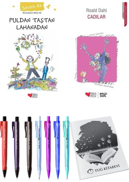 Cadılar ve Puldan Taştan Lahanadan 2'li Set - Kalem