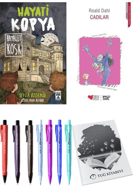 Cadılar ve Hayati Kopya Hayalet Köşk 2'li Set - Kalem