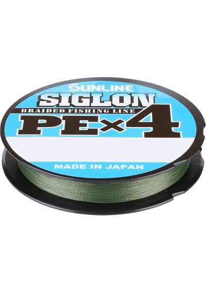 Siglon Pe X4 0.223 mm 150M Dark Green 4 Kat Ip Misina 13KG Çeker